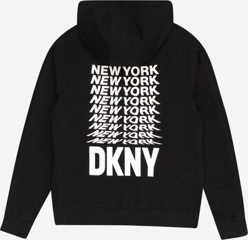 DKNY - Sudadera con cremallera en negro