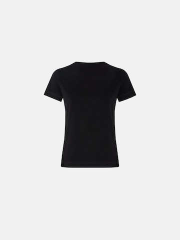 PINKO Shirt 'BUSSOLOTTO T-SHIRT JERSEY PATCH EFFETTO RICAMO' in Zwart