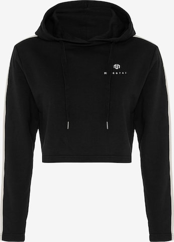 MOROTAI Athletic Sweatshirt in Black: front