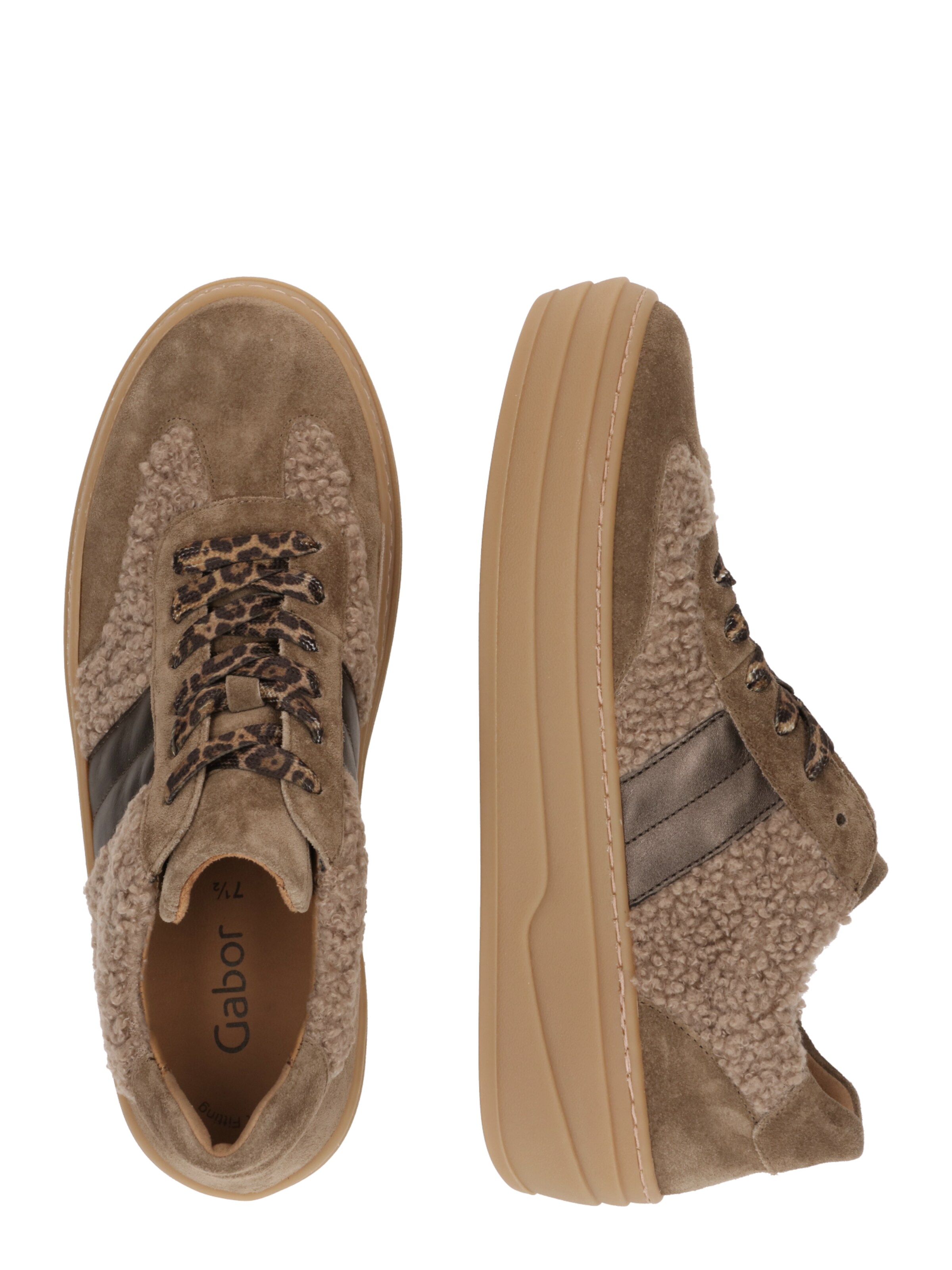 GABOR Σνίκερ χαμηλό σε καφέ