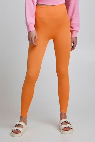 The Jogg Concept Skinny Leggings 'JCSAHANA' in Oranje: voorkant