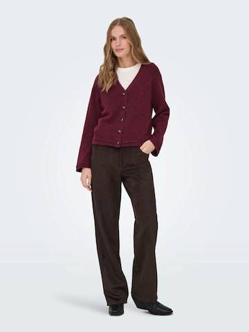 ONLY Knit cardigan 'ONLHAZEL' in Red