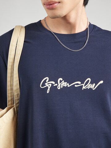 G-STAR Футболка в Синий