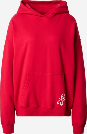HOLLISTER Sweatshirt in rot / weiß, Produktansicht