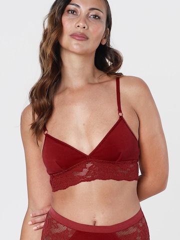 Erlich Textil - Triángulo Sujetador 'Amelie' en rojo: frente