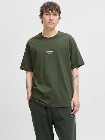 T-Shirt JACK & JONES en vert : devant