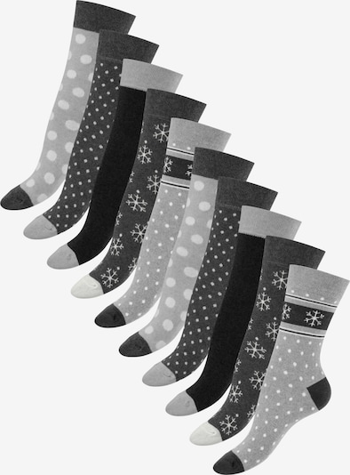 celodoro Socken 'cute socks' in 35-38 in schwarzmeliert, Produktansicht
