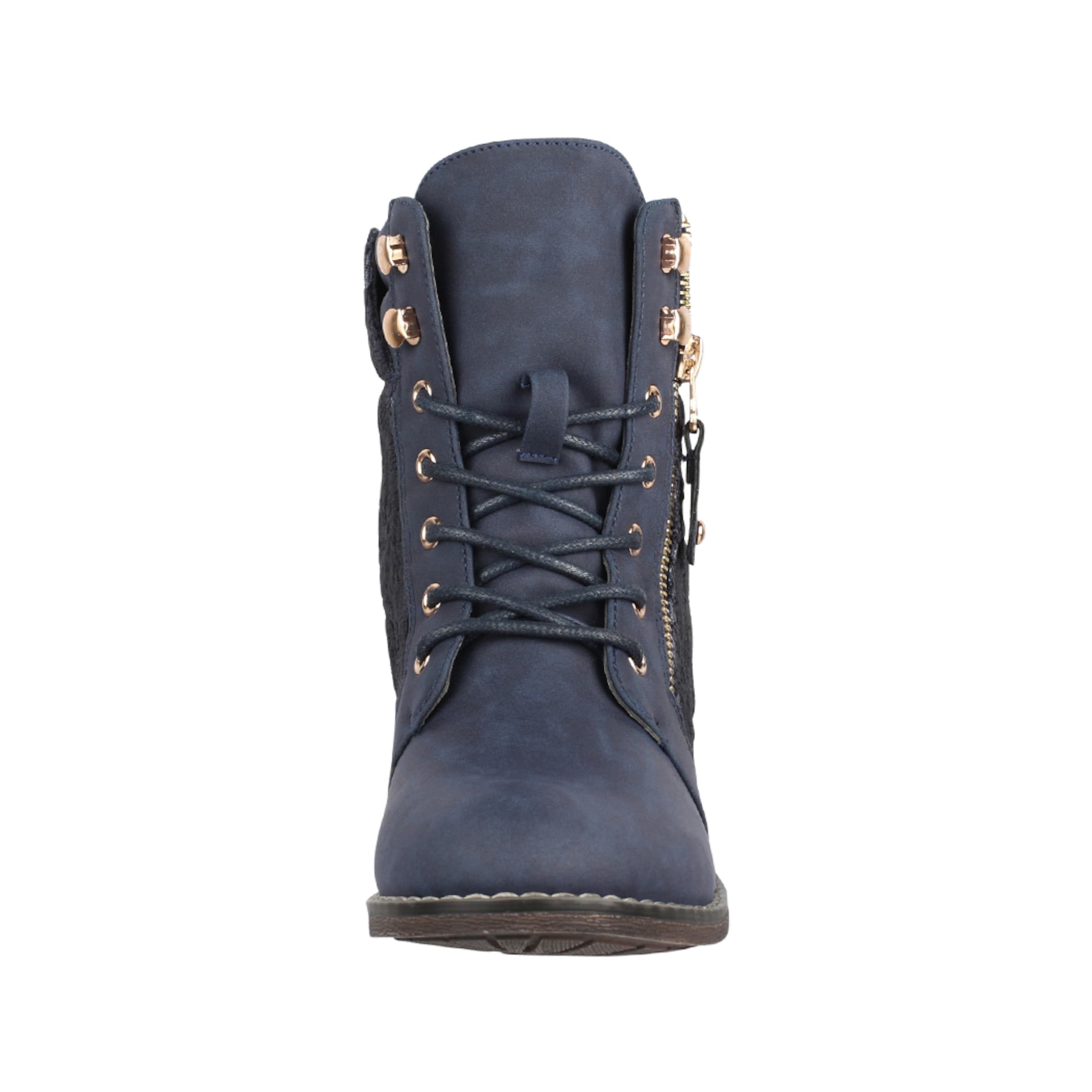 Elara Schnürstiefelette in Blau