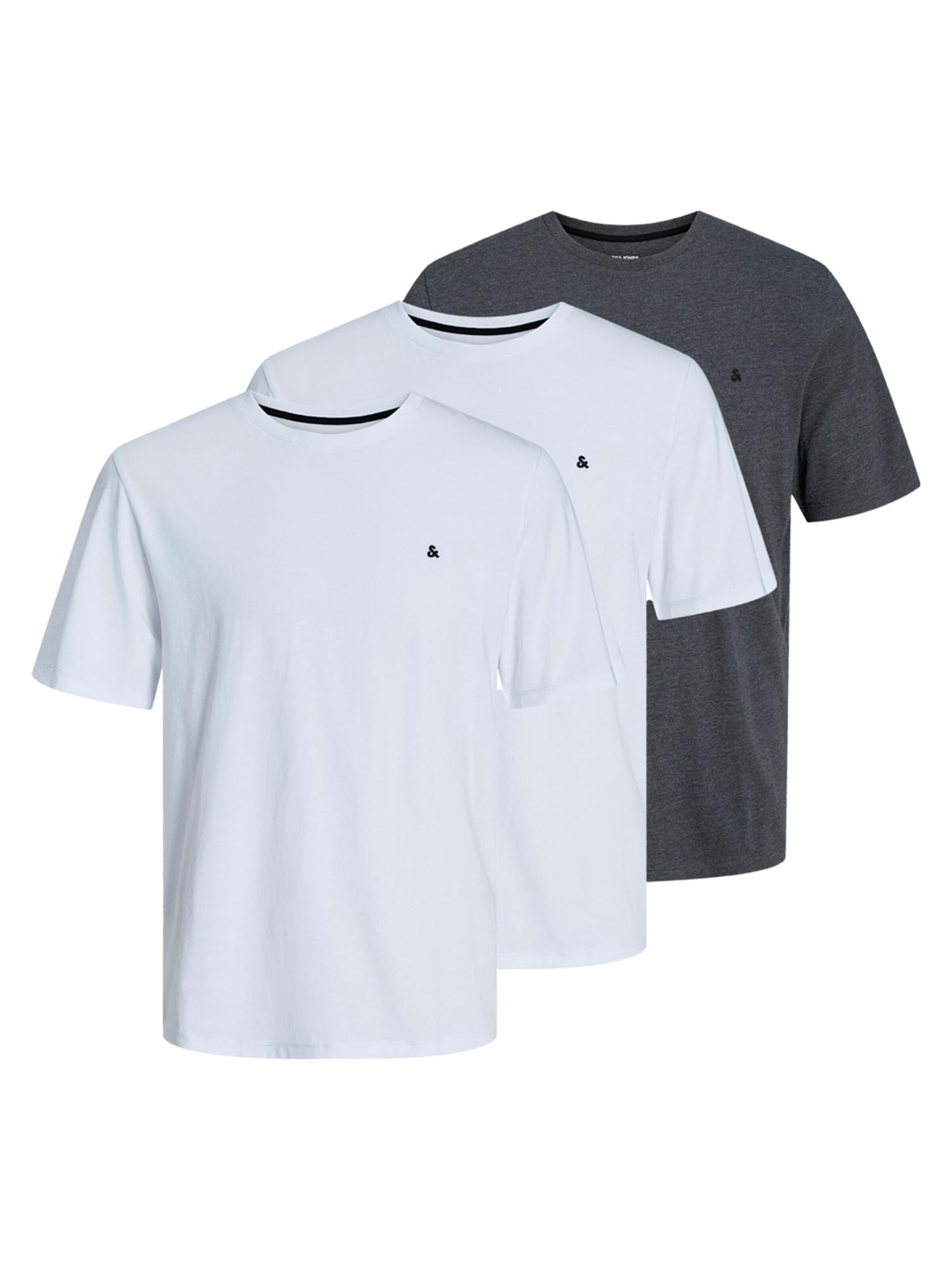 JACK & JONES Shirt 'Essentials' in Silver: front