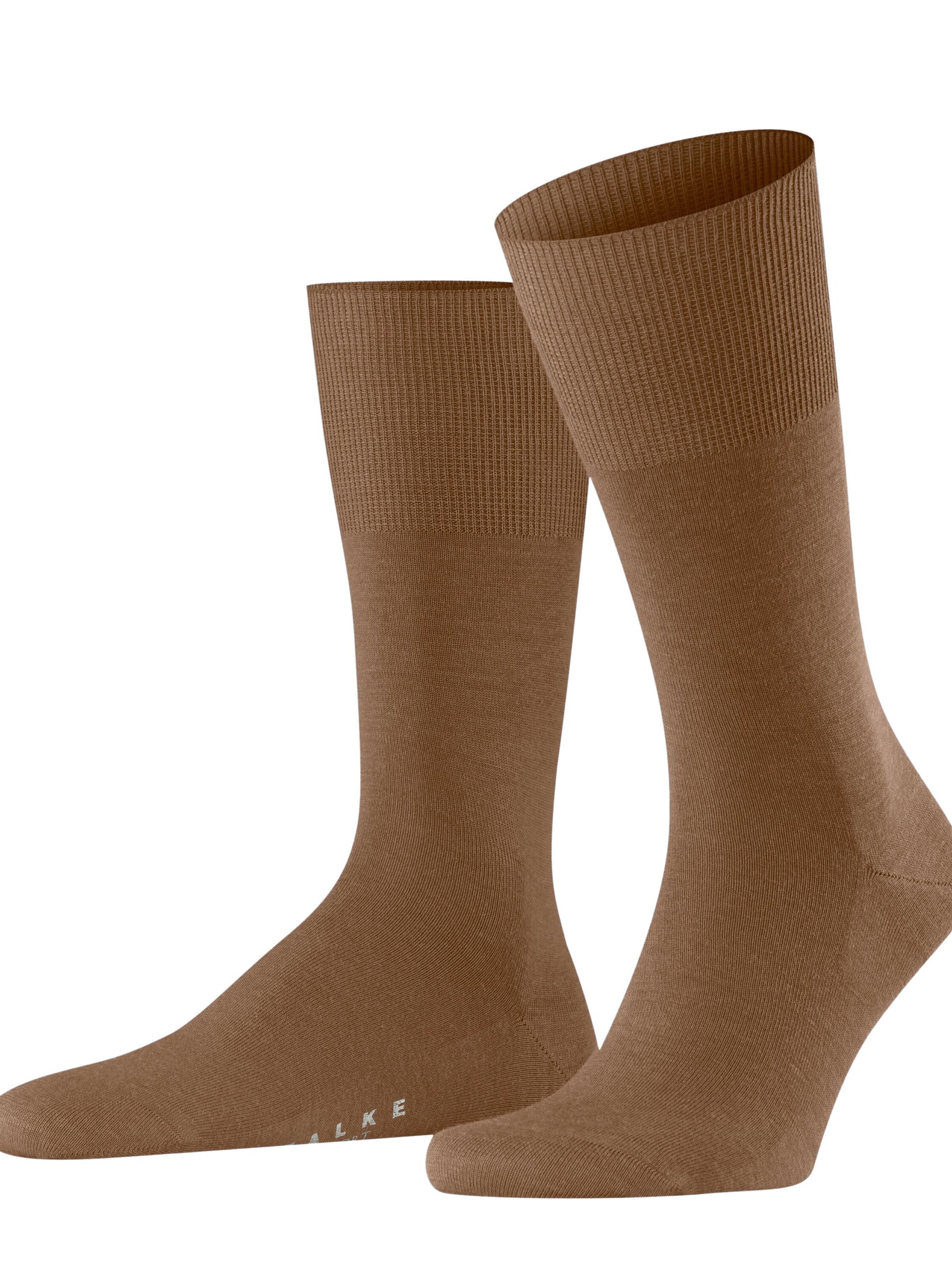 FALKE Socks 'Airport' in Brown: front