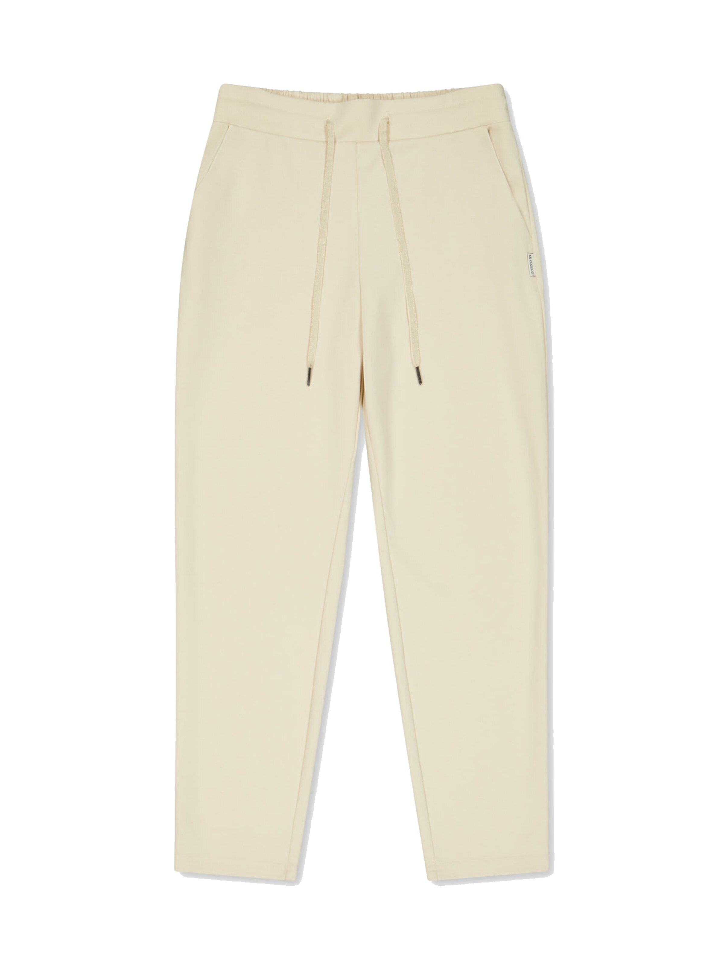 Pantalon chino Le Temps Des Cerises en beige : devant