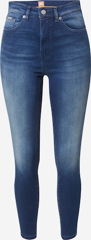 BOSS Orange Skinny Jeans 'Maye' in Blau: predná strana