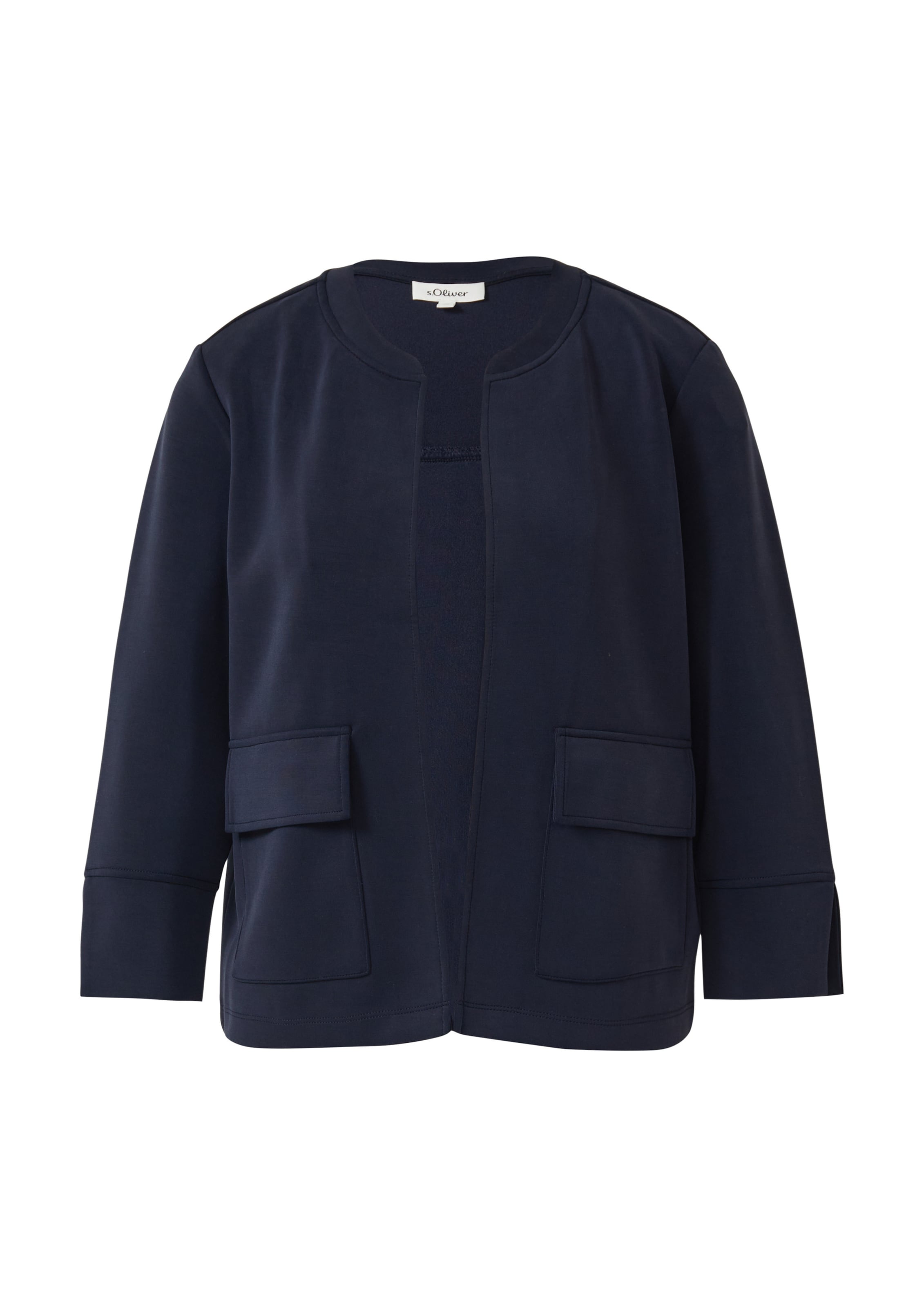s.Oliver Sweat jacket in Blue: front