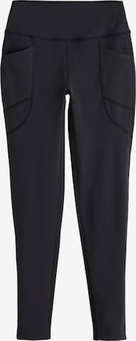self. Skinny Sportbroek in Zwart: voorkant