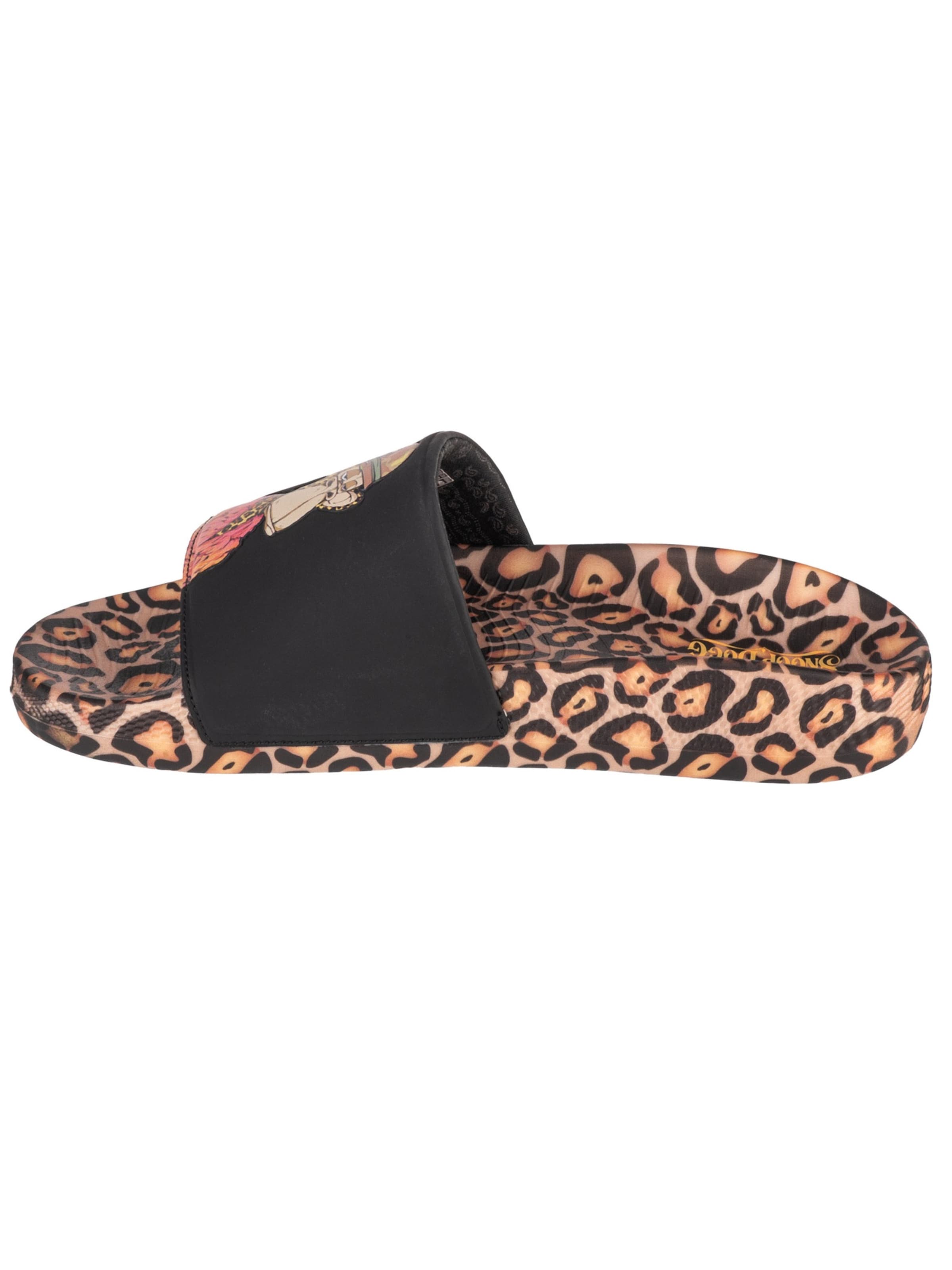 SKECHERS Beach & Pool Shoes 'Skechers Snoop Dogg Hyper Slide - Dr. Bombay' in Brown: front