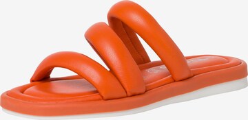 TAMARIS Mules in Orange: front