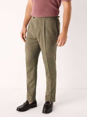 Next Slimfit Hose in Grün: Vorderseite