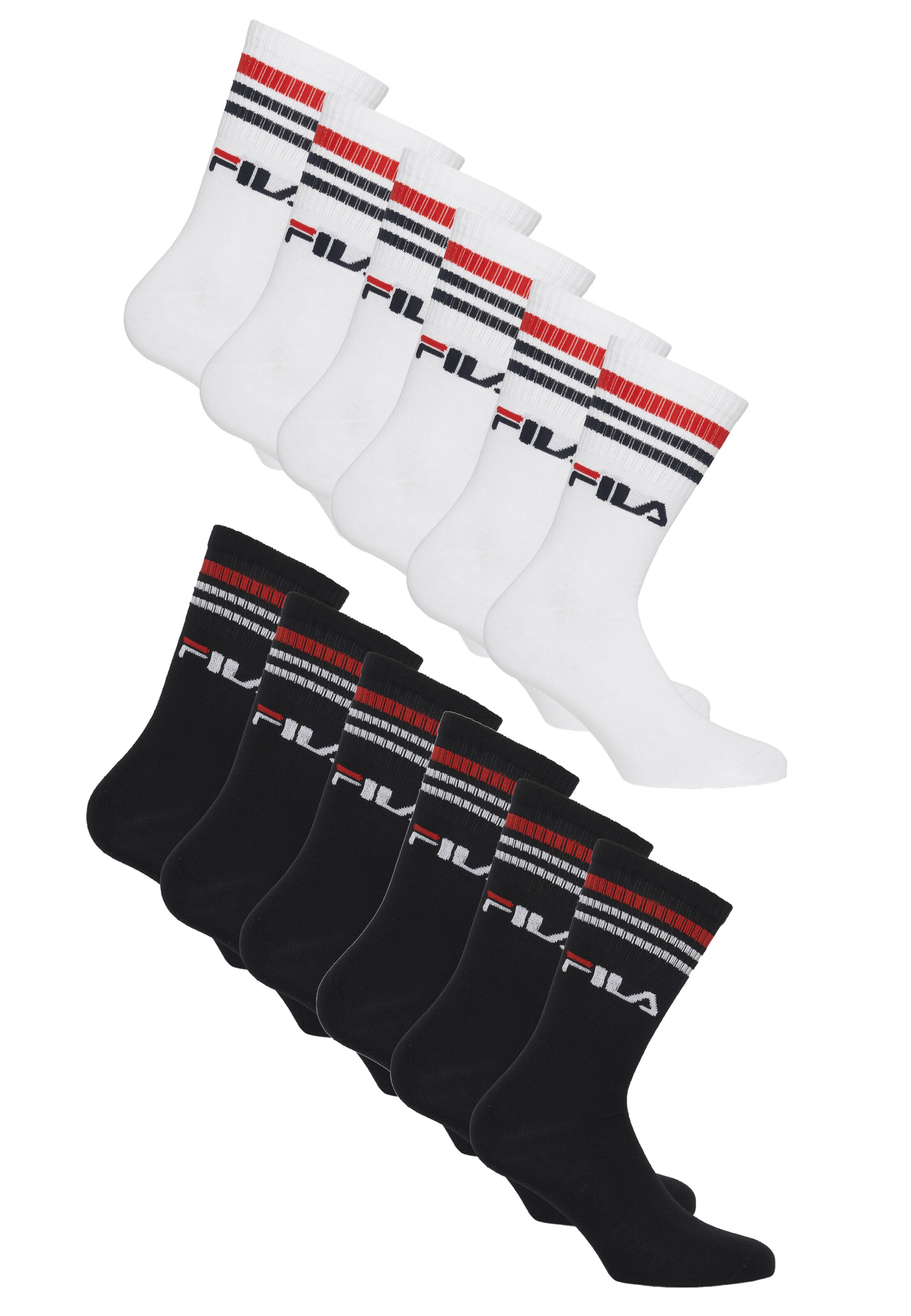 FILA Socks in 35-38 in Black / White, Item view