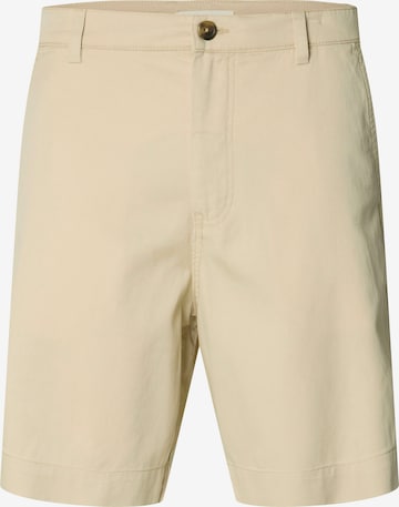 SELECTED - Pantalón chino 'SLHHARRY' en beige: frente