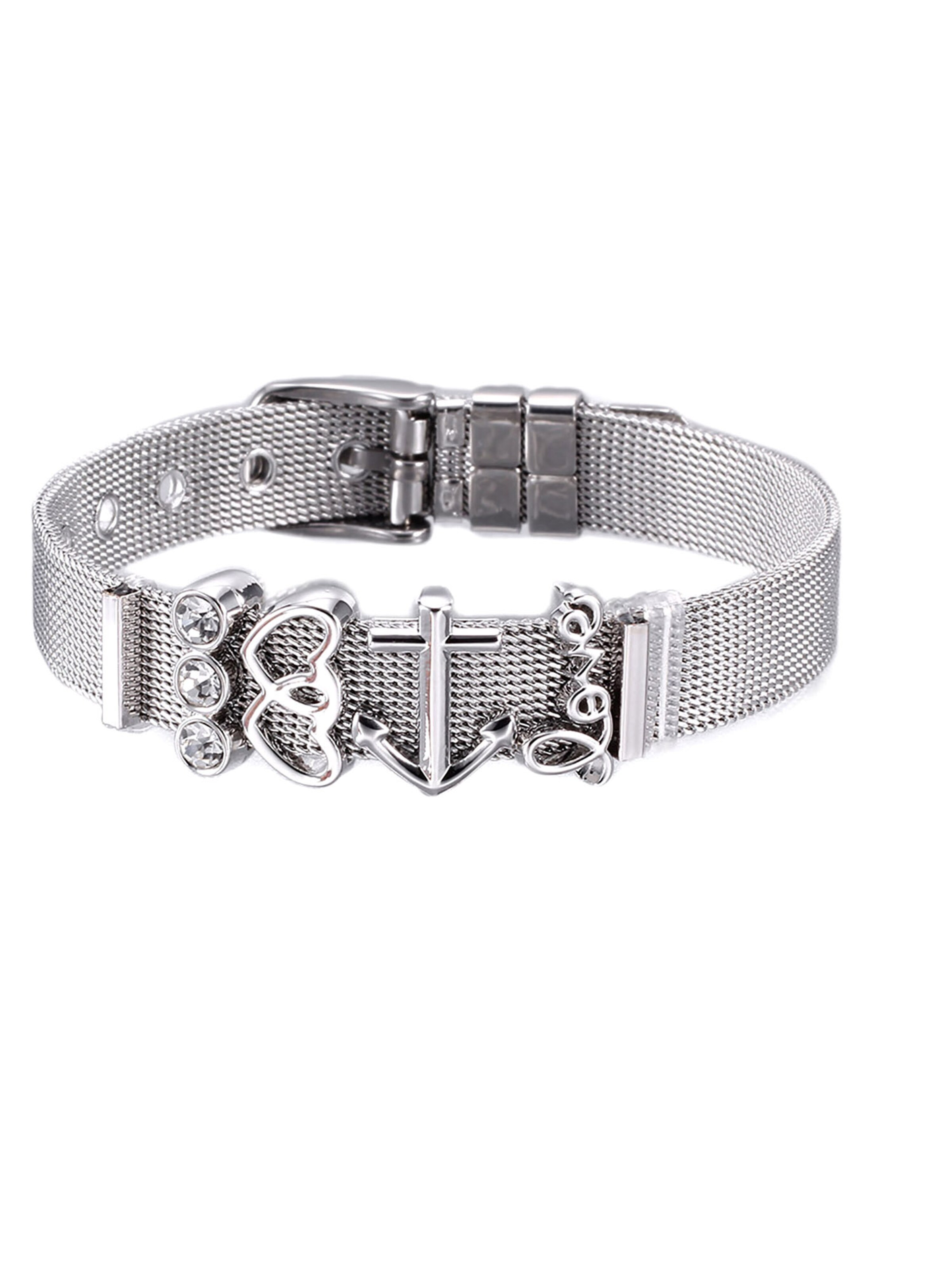 Bracelet 'Mesh' Heideman en argent