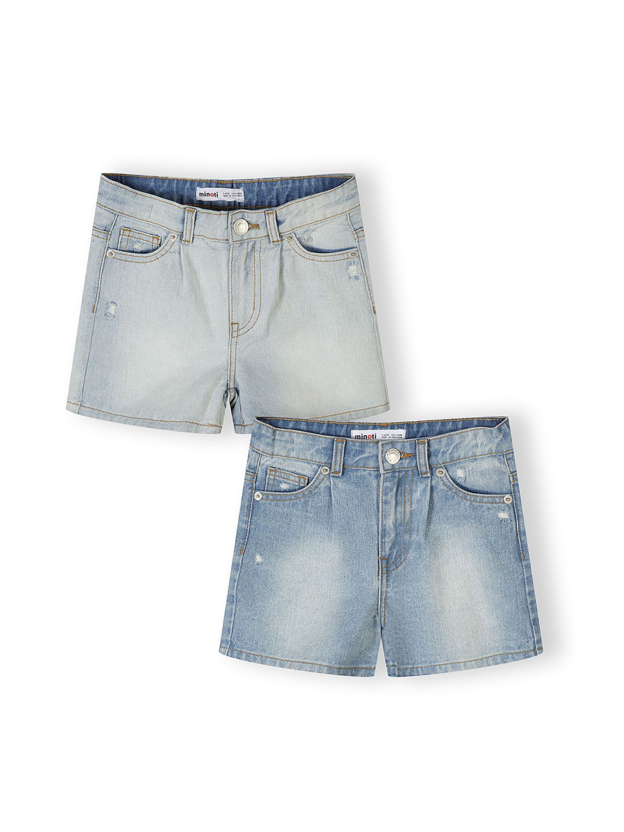 MINOTI Jeans in 98-104/kort in de kleur Blauw / Grijs, Productweergave