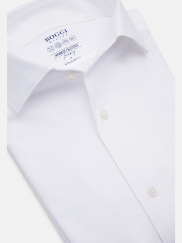 Regular fit Camicia di Boggi Milano in bianco