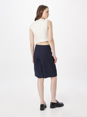 LA STRADA UNICA Loose fit Pleat-Front Pants 'Meadow' in Blue