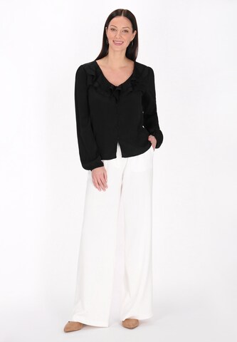 usha BLACK LABEL Блузка 'Fashion Look' в Черный