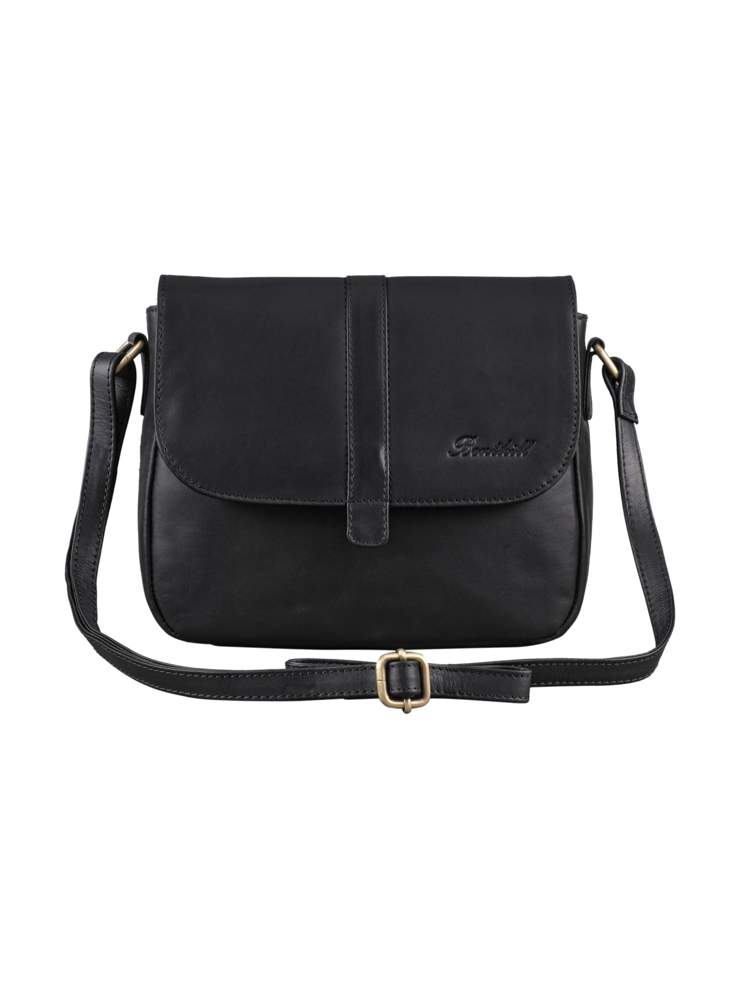 Benthill Shoulder Bag in Black: front