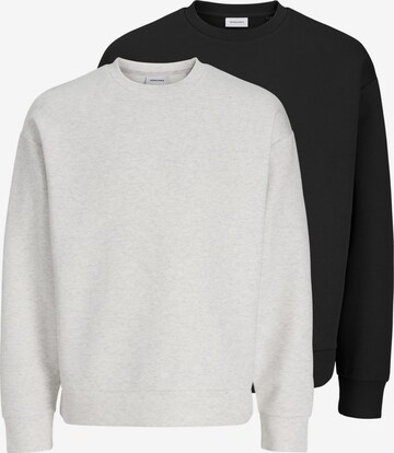 JACK & JONES Sweatshirt 'Barron' in Beige: front