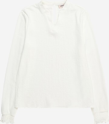 KIDS ONLY - Blusa 'METTE' en blanco: frente