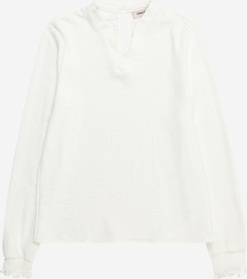 KIDS ONLY - Blusa 'METTE' em branco: frente