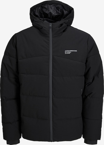 Veste mi-saison 'Flow' JACK & JONES en noir : devant