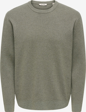 Only & Sons Pullover in Grau: Vorderseite
