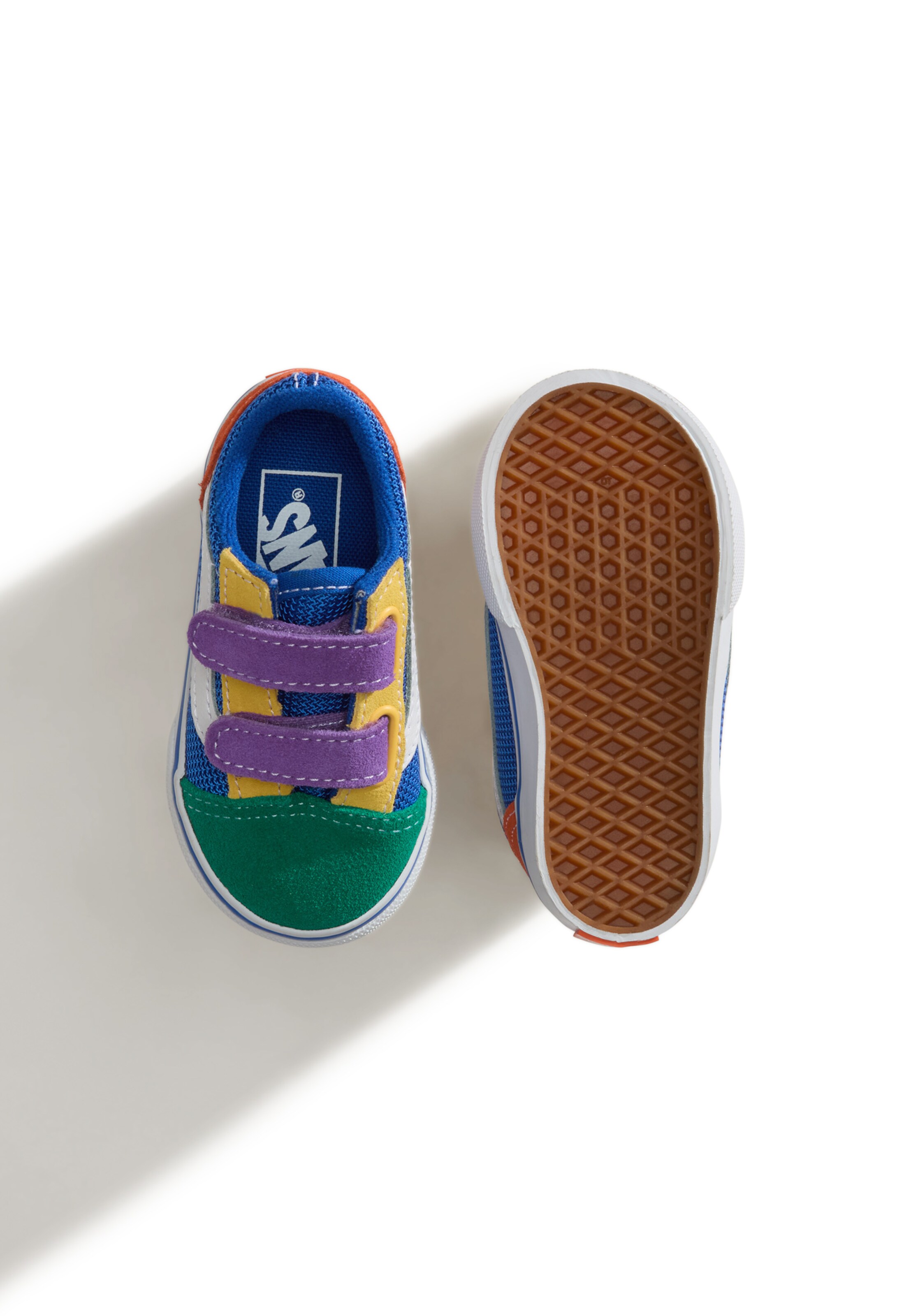 VANS Félcipő 'Old Skool Hook And Loop' - kék