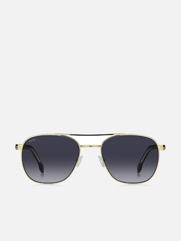 HUGO BOSS Zonnebril 'Hugo Boss BOSS 1723/S Gold black 2 56/20/150 MAN Sunglasses' in Zwart: voorkant