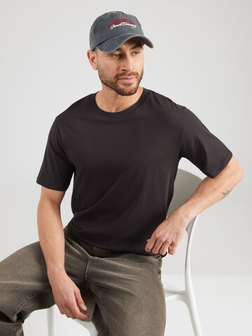 JACK & JONES Футболка 'JJCALM' в Черный: спереди