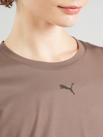 PUMA Funkcionalna majica 'CLOUDSPUN' | rjava barva