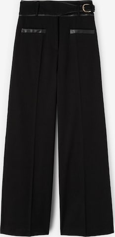 MOTIVI Wide leg Pants in Black: front