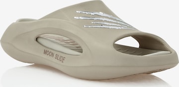 Plein Sport - Sapato aberto em bege: frente