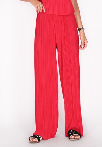 IZIA - Loosefit Pantalón en rojo: frente