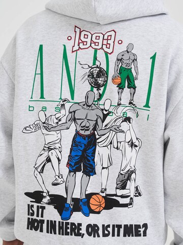 AND1 - Sudadera 'Core Retro' en gris