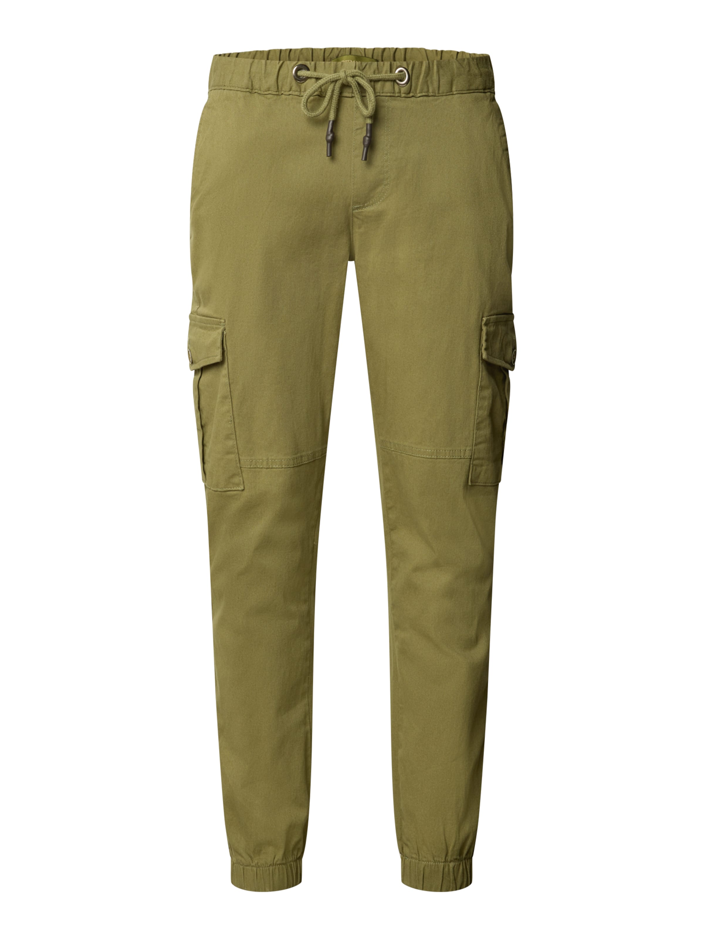 Pittman Tapered Cargo Pants 'Darius' in Green: front