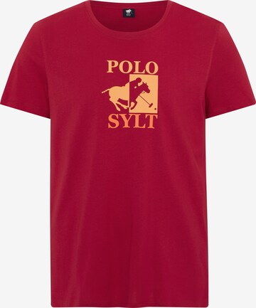 Polo Sylt T-Shirt in Rot: predná strana