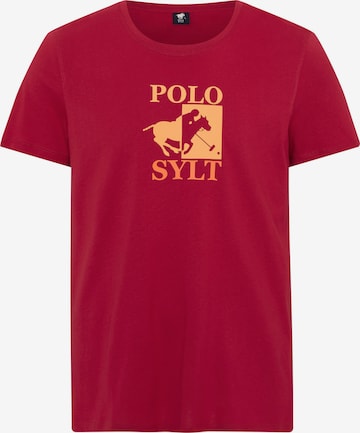 Polo Sylt Shirt in Red: front