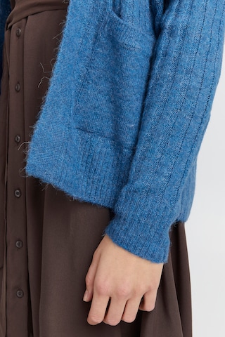 ICHI Strickjacke 'KAMARA' in Blau