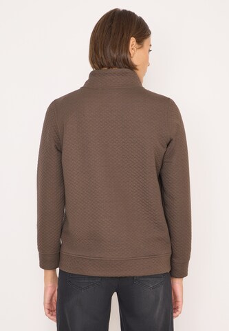 CECIL Sweatjacke in Braun