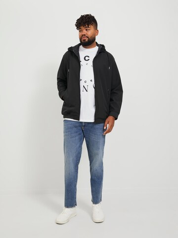 Jack & Jones Plus Tussenjas in Zwart