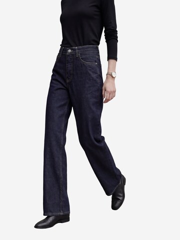 My fashion - Perna larga Calças de ganga em azul: frente