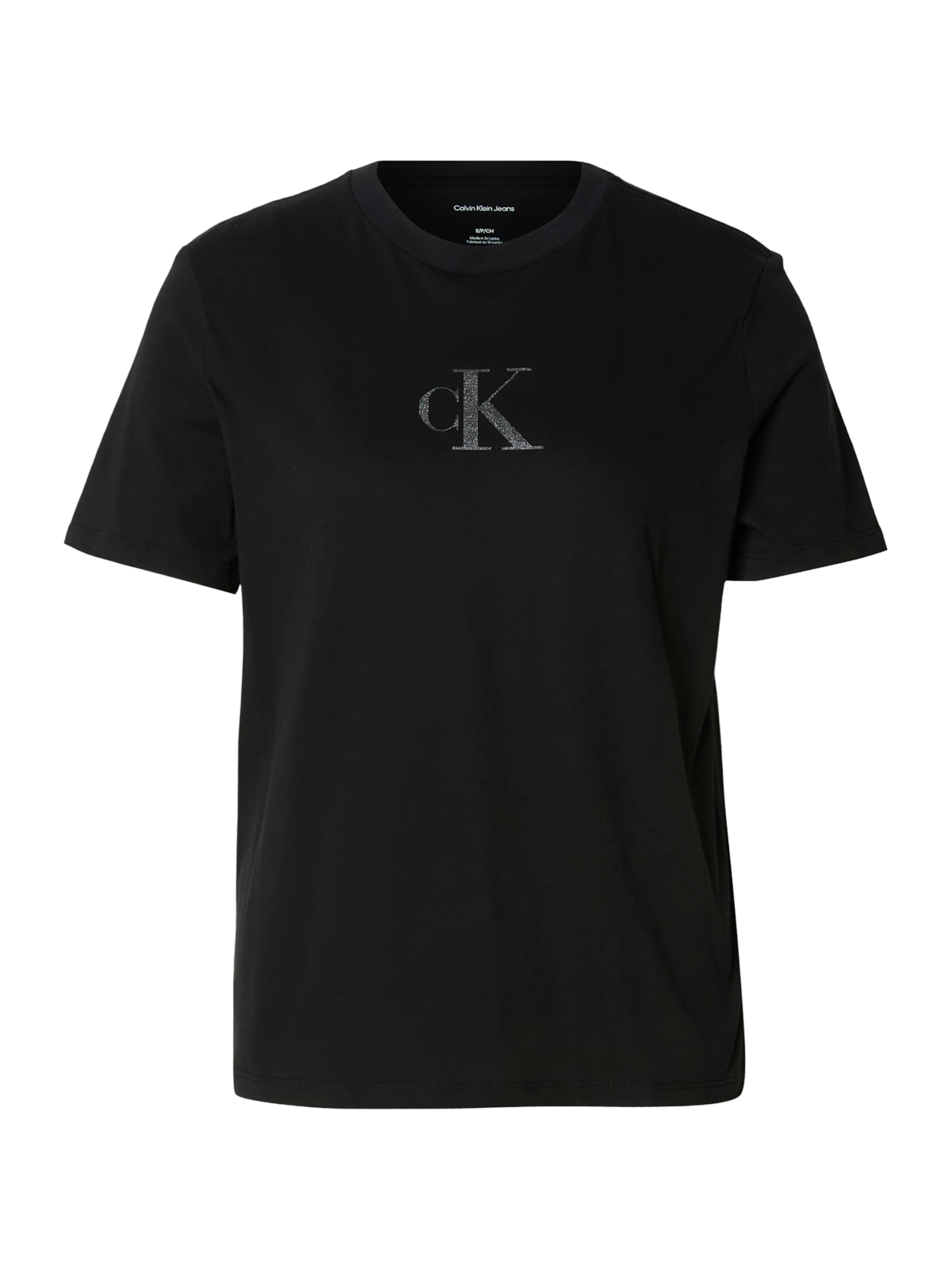 Calvin Klein Jeans T-Shirt 'Classic' in Schwarz: Vorderseite